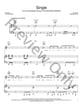 Single piano sheet music cover